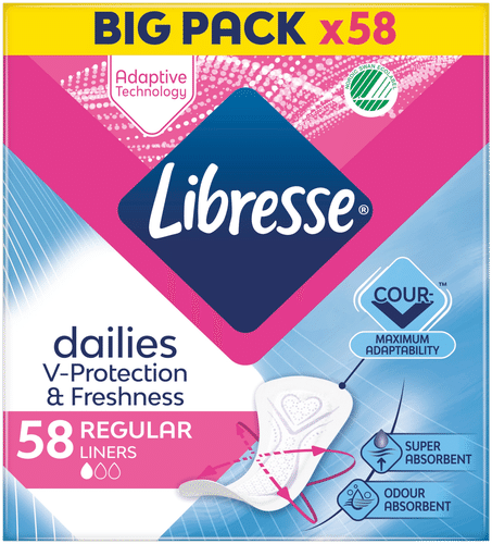 LIBRESSE Regular 58 Big pack