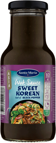 Santa Maria 250毫升韩式黑椒甜炒锅酱｜Santa Maria 250ml Wok Sauce Sweet Korean Black Pepper