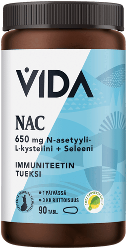 Vida 膳食补充剂NAC 650毫克+硒90片 75 g
