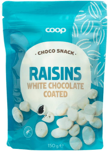 Coop valkosuklaarusinat 150 g