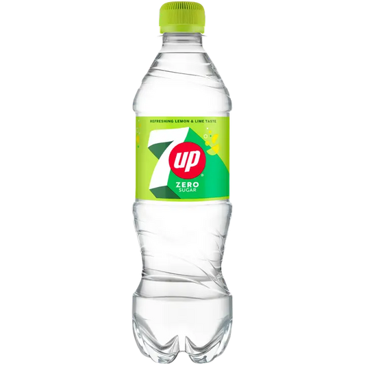 7UP Zero Sugar virvoitusjuoma 0,5 l｜7UP 零糖软饮料 0,5 l