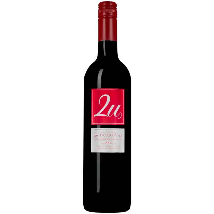 2U Duas Uvas Vinho Regional Lisboa Leve punaviini 8,0 til-% 75cl plo｜2U Duas Uvas Vinho 里斯本地区宽红饮料 8.0 vol% 75cl plo