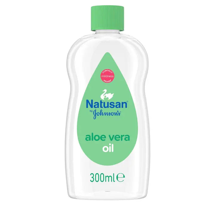 Natusan by Johnson's  Aloe Vera Oil 300ml｜Natusan 强生芦荟油 300ml