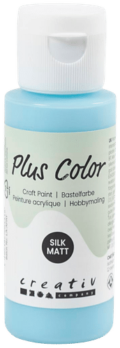 Plus Color askartelumaali 60 ml jäänsininen