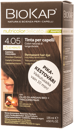 Biokap nutricolor delicato rapid 4.05 chocolate chestnut