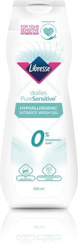 LIBRESSE Intiimipesugeeli V-care, 200ml, hajusteeton