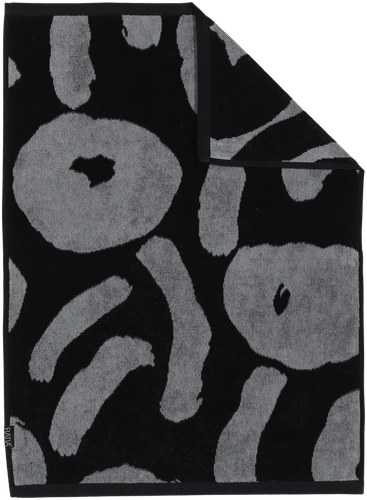 Ratia 手巾 Nuppunen 50x70 黑色/灰色