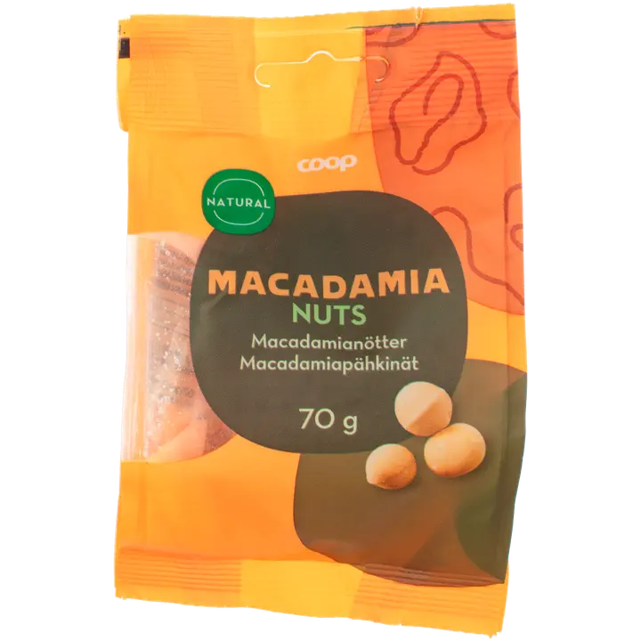 Coop macadamiapähkinät 70 g-Coop 澳洲坚果 70 g