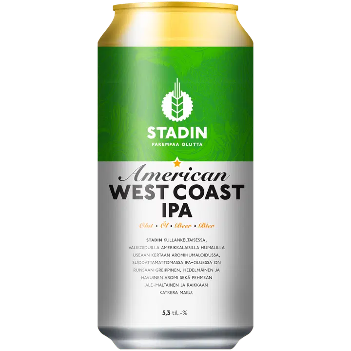 Stadin Panimo Oy Stadin West Coast IPA 5,3% 0,44l｜Stadin Panimo Oy Stadin 西海岸 IPA 5.3% 0,44l