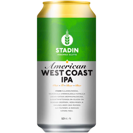 Stadin Panimo Oy Stadin West Coast IPA 5,3% 0,44l｜Stadin Panimo Oy Stadin 西海岸 IPA 5.3% 0,44l