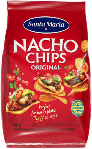 Santa Maria 玉米片 185g｜Santa Maria Nacho Chips maissilastut 185g