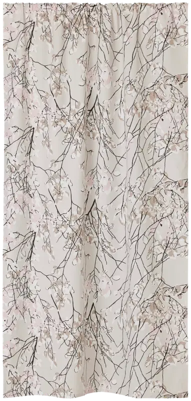 Vallila 成品窗帘 落叶 140x240厘米 拿铁色｜Vallila valmisverho Lehtisade 140x240 cn latte