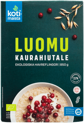 Kotimaista luomu kaurahiutale 850 g｜Kotimaista 有机燕麦片 850 g