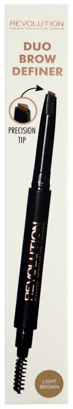 Makeup Revolution Duo Brow Pencil 浅棕眉笔｜Makeup Revolution Duo Brow Pencil Light Brown kulmakynä
