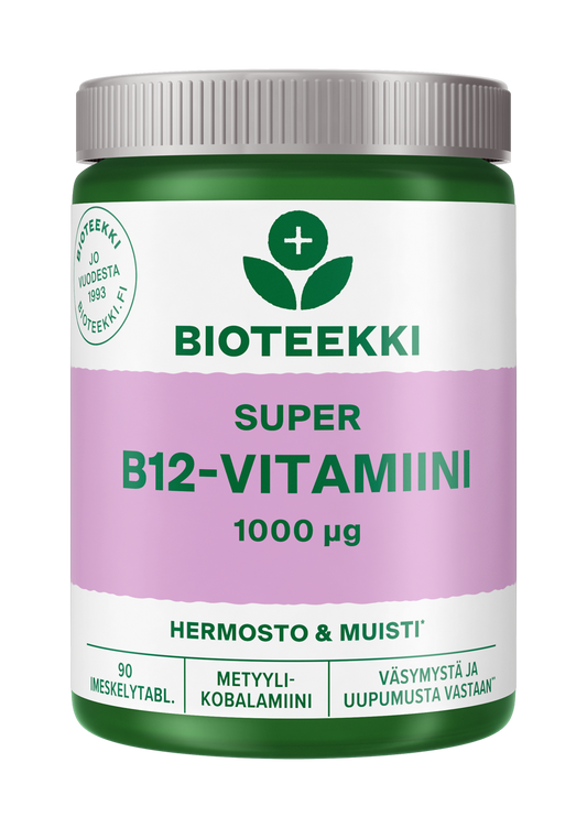 Bioteekki Super B12 维生素 1000 微克 90片