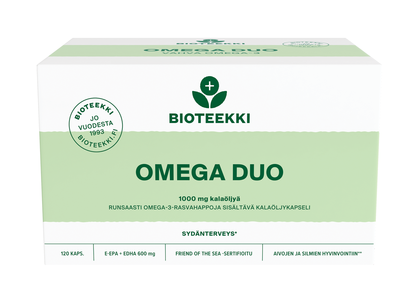 Bioteekki Omega Duo 120 kaps.