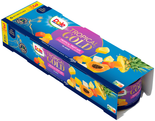 Dole Tropical Gold Trooppisia hedelmiä mehussa 3-pack 3x227/139g