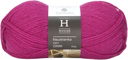 House Onni 编织线 100克 紫红 4178