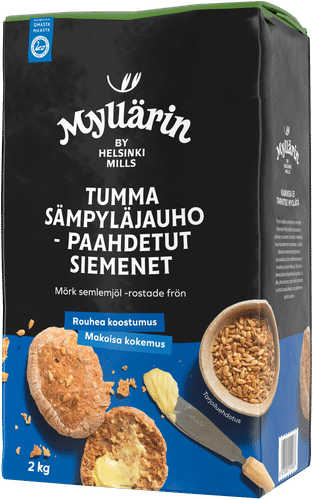 Myllärin Tumma Sämpyläjauho -paahdetut siemenet 2 kg｜Myllärin 黑面包粉（烤籽） 2 kg