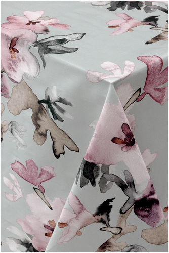 Pentik Hetki 桌布 145x250厘米 花朵 绿色｜Pentik Hetki pöytäliina 145x250 cm kukka vihreä