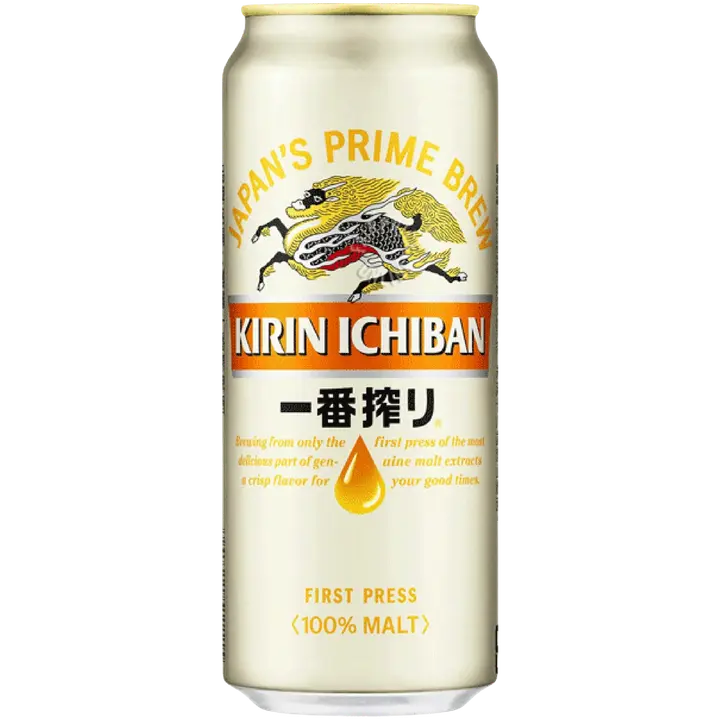 Kirin Ichiban 5% 0,5l japanilainen olut tölkki｜Kirin Ichiban 5% 0.5l 日本饮料罐