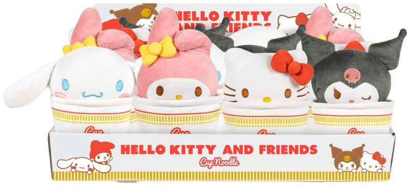 Hello Kitty Hello Kitty毛绒玩具面条碗 25厘米 多种款式
