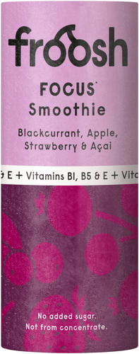 Froosh Smoothie Focus Mustaherukka, Mansikka & Acai 235 ml｜Froosh 冰沙焦点黑醋栗、草莓和巴西莓 235 ml