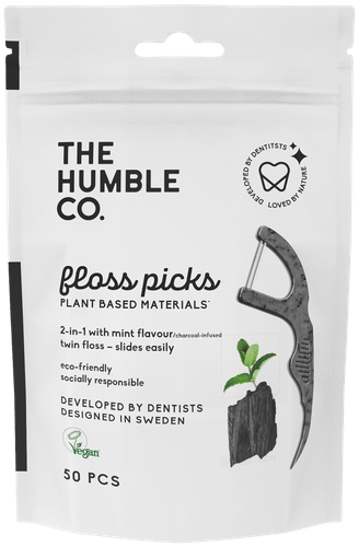 Humble Brush 牙线棒 50片 黑色
