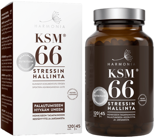 Harmonia KSM66 有机南非醉茄提取物胶囊 膳食补充剂 45克/120粒
