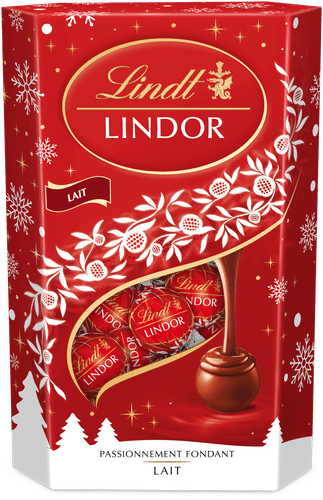 Lindt LINDOR Joulu Maitosuklaakuula pehmeällä täytteellä 337g