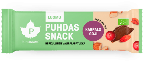 Puhdistamo 纯净零食有机杏仁浆果能量棒 40 g