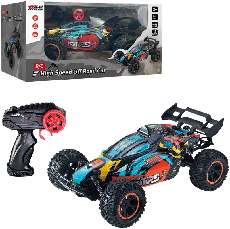 Ei merkkiä 2.4g 1:10 r/c high speed off road car