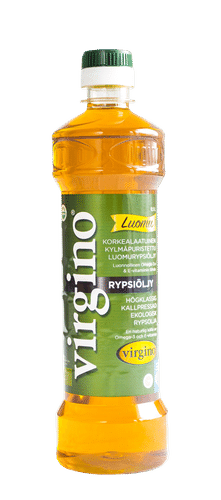 Virgino 0.5升冷压有机菜籽油｜Virgino 0,5l kylmäpuristettu luomurypsiöljy