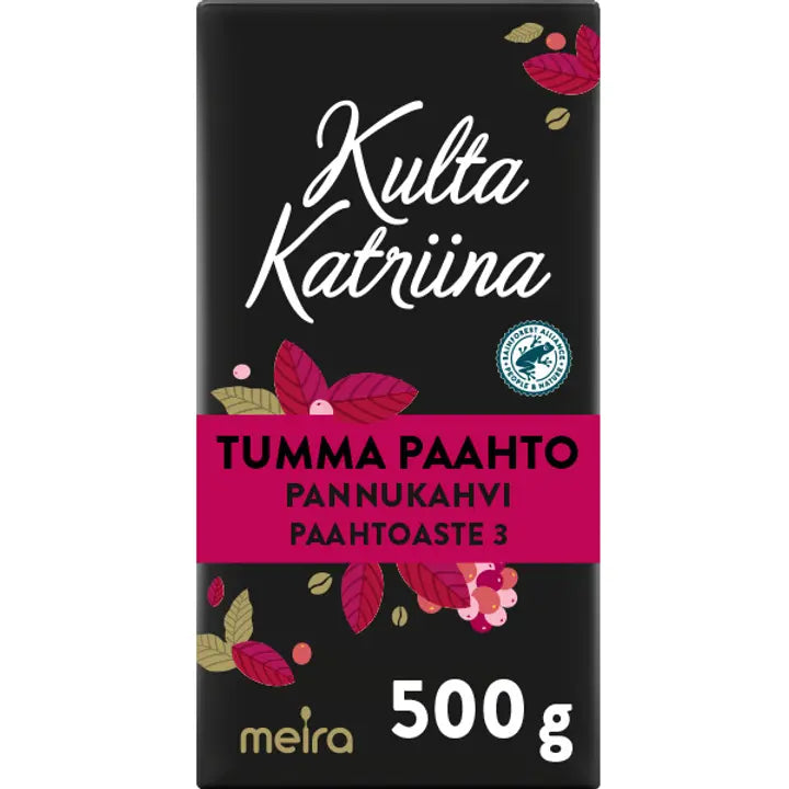 Kulta Katriina Tumma paahto pannukahvi RAC 500g｜Kulta Katriina 深烤盘咖啡 RAC 500g