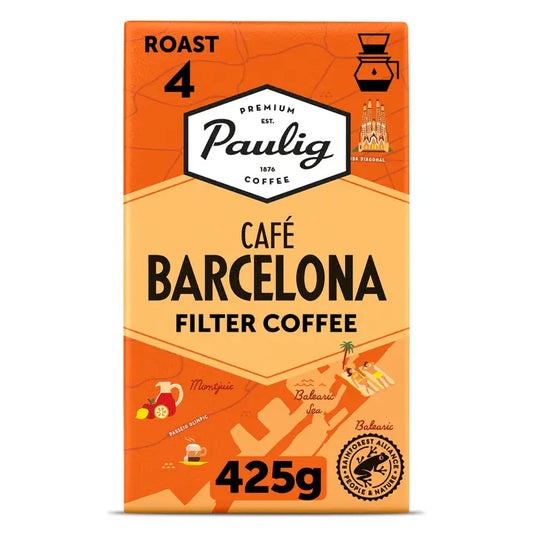 Paulig Café Barcelona kahvi suodatinjauhatus 425g｜Paulig 巴塞罗那咖啡厅咖啡过滤研磨 425g