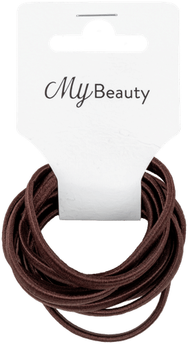 MY BEAUTY hiuslenkki ruskea litteä 10kpl
