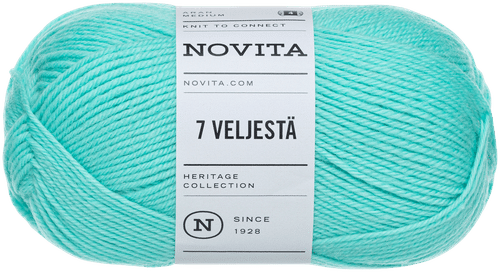 Novita 7 Veljestä 纱线 100克 瀑布 311