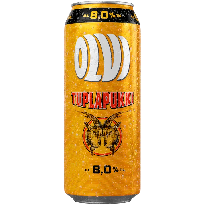 OLVI Tuplapukki 8,0 % 0,5 l tlk｜Olvi 双桶 8.0% 0.5 l tlk