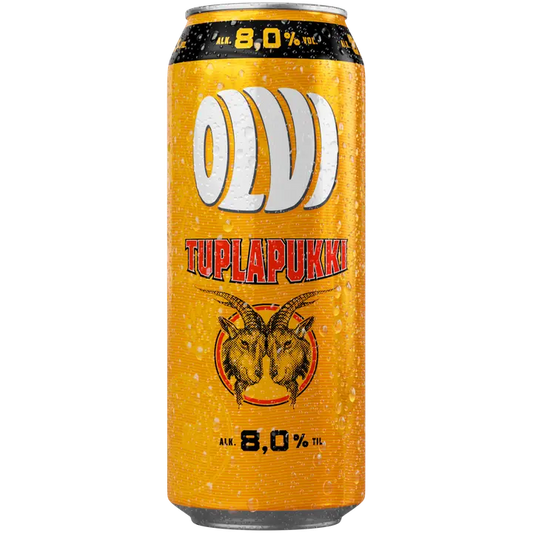 OLVI Tuplapukki 8,0 % 0,5 l tlk｜Olvi 双桶 8.0% 0.5 l tlk