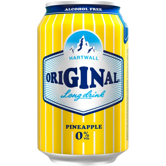 Hartwall Original Long Drink Pineapple 0% 0,33 l｜Hartwall Original Long Drink 菠萝 0% 0,33 l