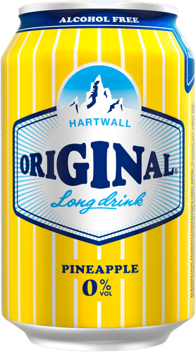 Hartwall Original Long Drink 菠萝 0% 0,33 l｜Hartwall Original Long Drink Pineapple 0% 0,33 l