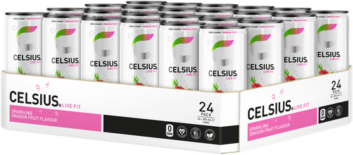 Celsius 火龙果能量饮料24罐装（24x355ml）｜CELSIUS Dragon Fruit Energiajuoma 24-pack (24x355ml)