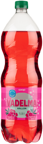 Coop 无糖覆盆子汽水 1,5l｜Coop vadelma sokeriton virvoitusjuoma 1,5l