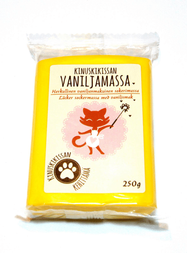 Kinuskikissa Sokerimassa 250g Keltainen｜Kinuskikissa 糖膏250克黄色
