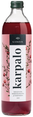 Kaskein Marja fruktoosilla makeutettu karpalomehutiiviste 0,5l｜Kaskein Marja 用果糖增甜的蔓越莓浓缩汁 0,5l