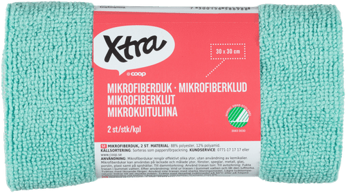 Xtra 超细纤维抹布 2 kpl