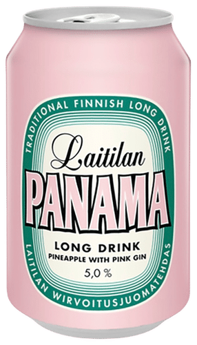 Laitilan Panama 粉红菠萝 5.0% 0.33L 风味饮品基酒菠萝味长饮