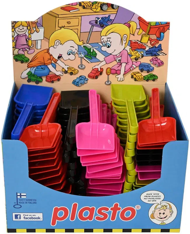 Plasto 沙铲 25厘米，多色｜Plasto hiekkalapio 25 cm, useita värejä