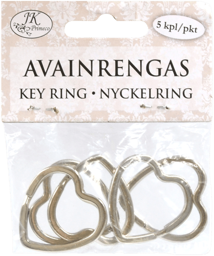 J.K. Primeco Avainrengas Sydän 5kpl