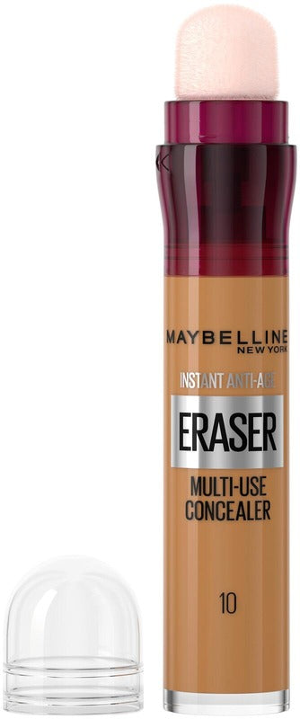 Maybelline 纽约瞬间抗龄橡皮擦遮瑕膏 10 焦糖色 6,8ml｜Maybelline New York Instant Anti Age Eraser 10 Caramel peitevoide 6,8ml